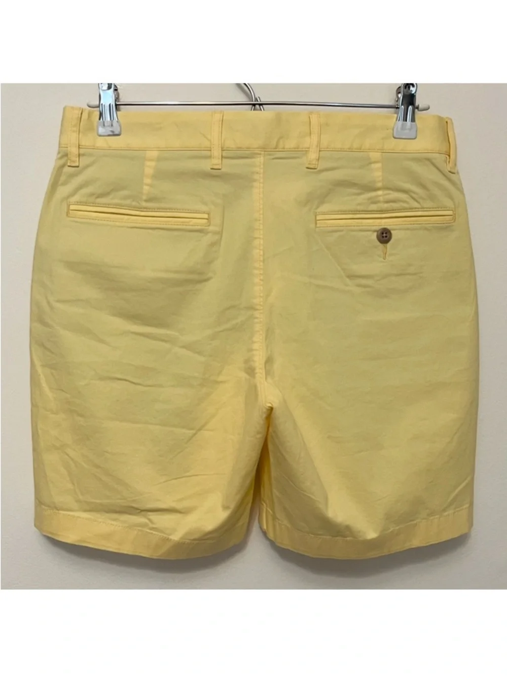 J. Crew • 28 • Flat Front 7” Inseam Cotton Chino Shorts Yellow